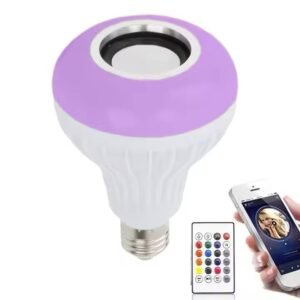 Ampoule LED Bluetooth avec Haut-parleur – Télécommande Incluse