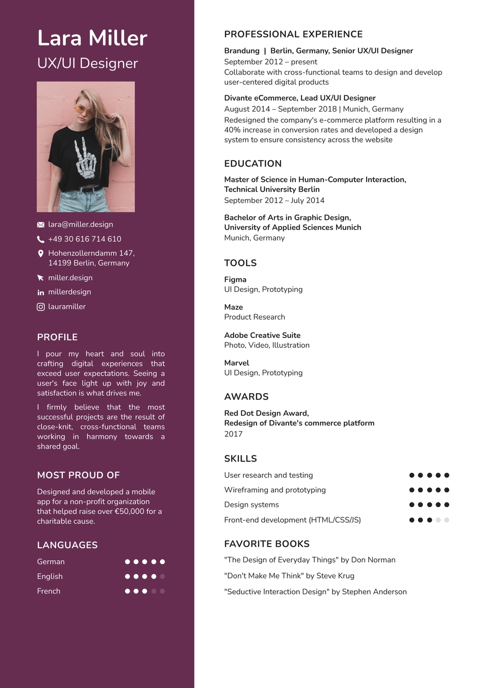 Aperçu du modèle N°51