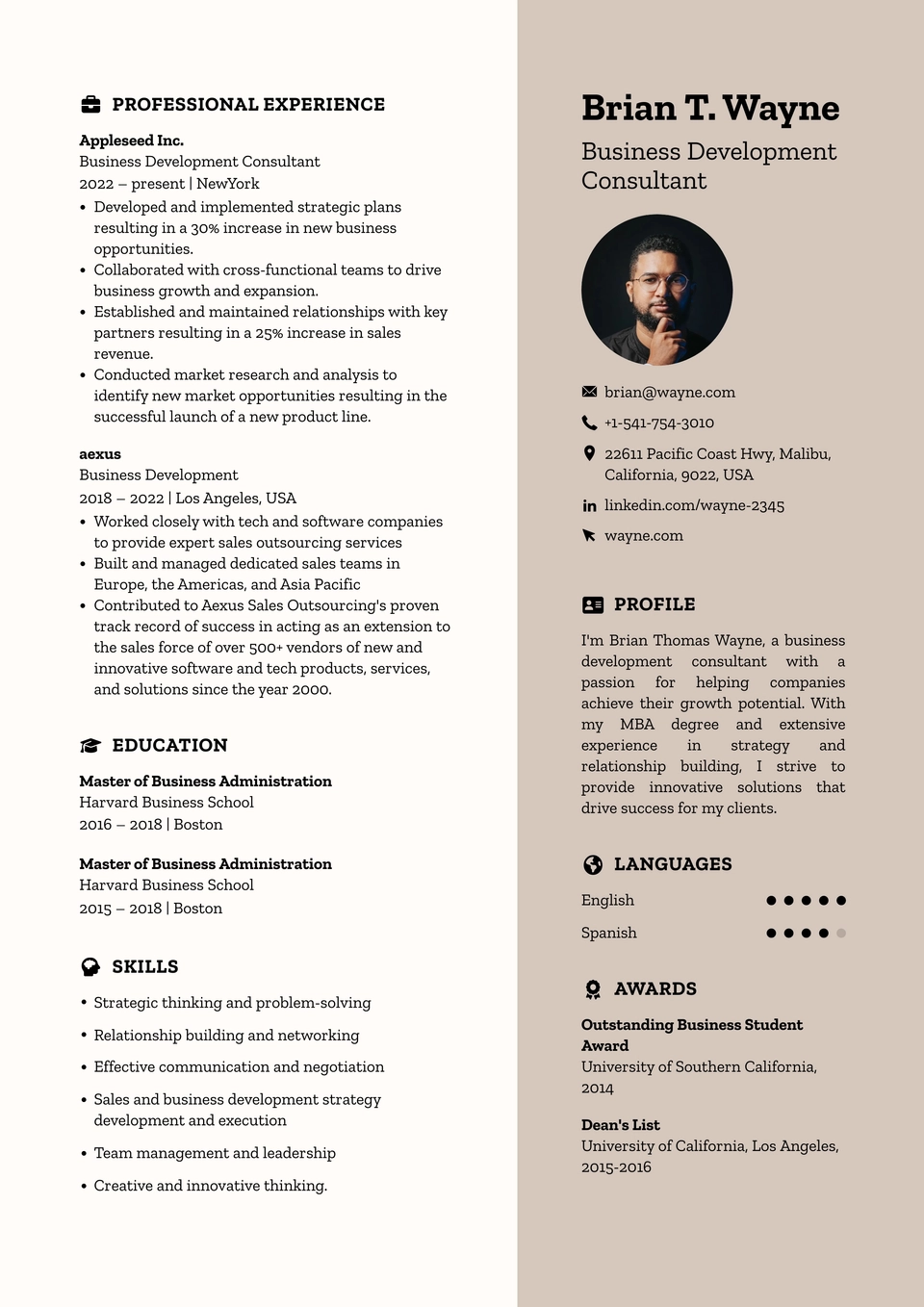 Aperçu du modèle N°38