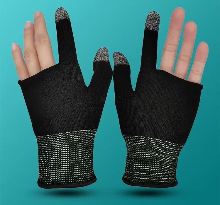 Gants Tactiles de Jeu 2 Doigts – Tissu Nano, Anti-transpiration