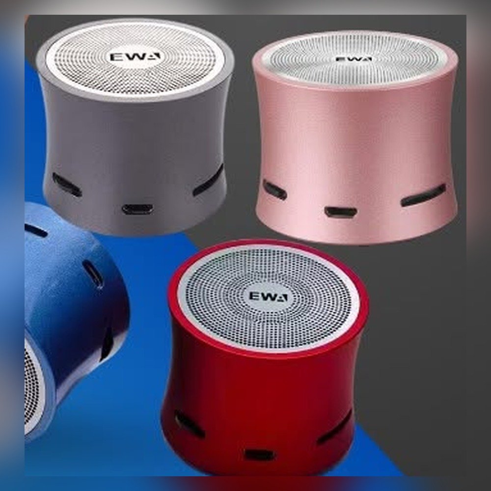 Mini Enceinte Bluetooth EWA A109 – Métal, Son Puissant, Micro Intégré
